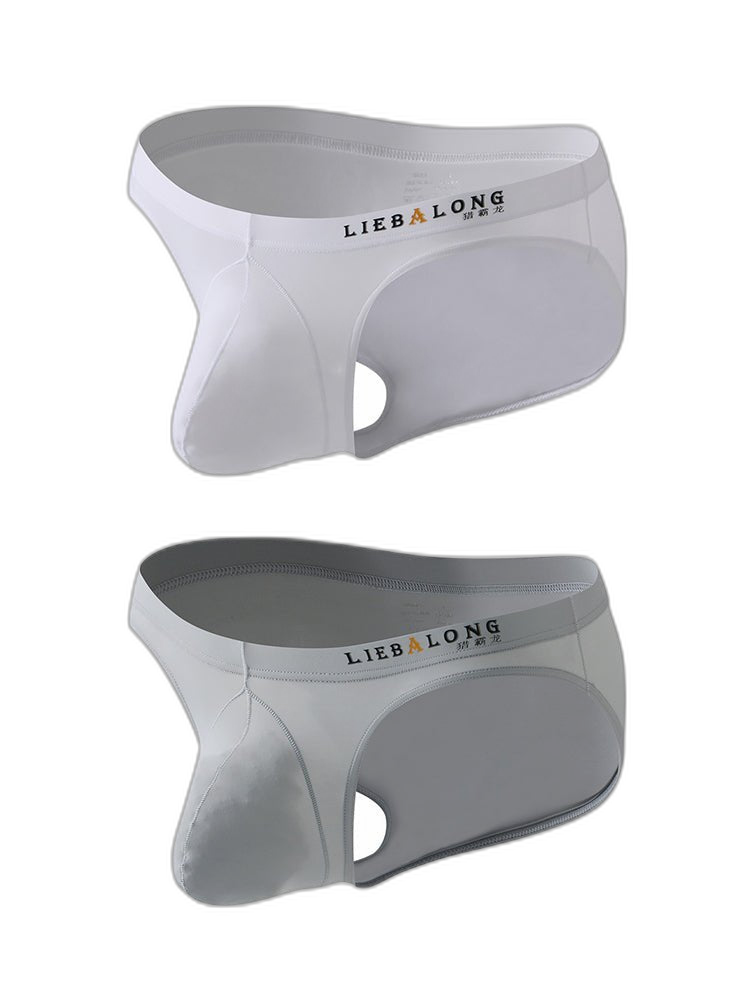 2 Pack Men's Contoured Pouch Lightweight Briefs