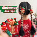 Cute Girls Elastic Rubber Band Christmas Children Telephone Wire Hair Spiral Coil Festive Dress Up Kid Hair Accessories Headwear