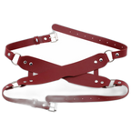 Leather Double Strap Eye Mask Blindfold