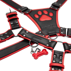 PU Leather Puppy Harness
