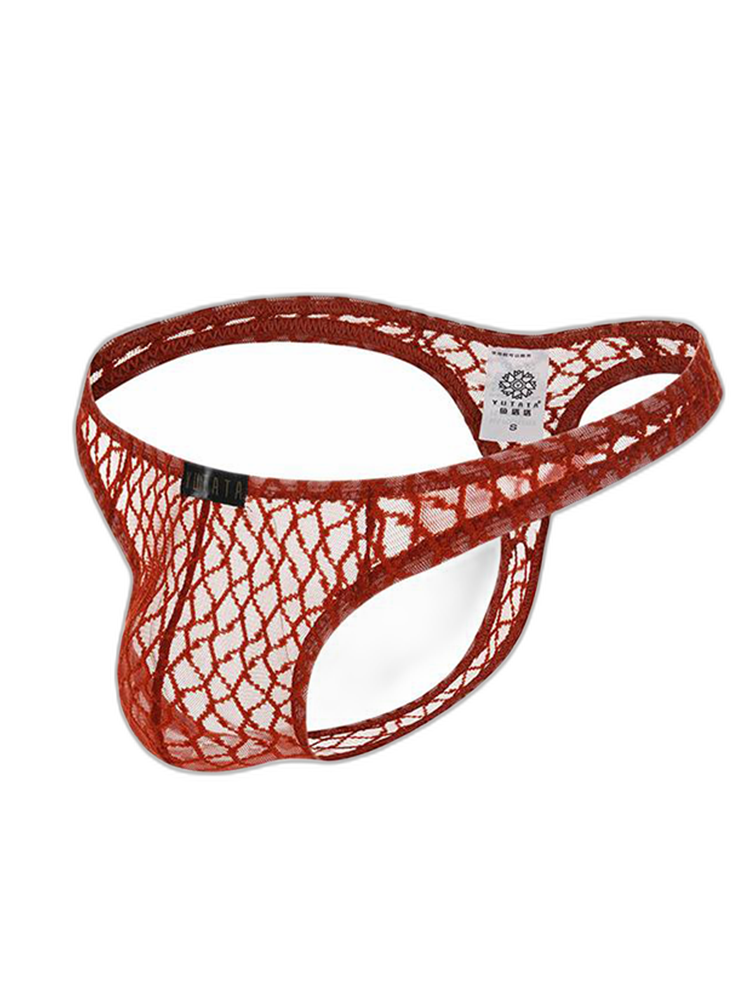 Men's Breathable Mesh Thongs