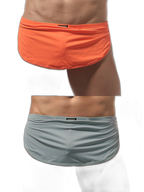 Men's Sexy Side Split  Boxers With Support Pouch