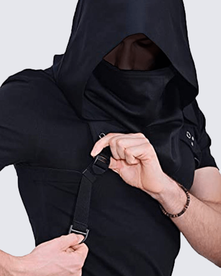 Techwear Detachable Hooded Face Cover Mask
