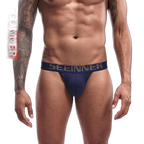 Cotton Sexy Low-waist Thongs Men's Underwear