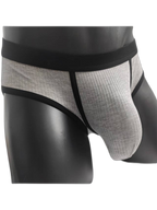 3 Pack Men's Seamless Comfort Large Supportive Pouch Sexy Low-Rise Briefs