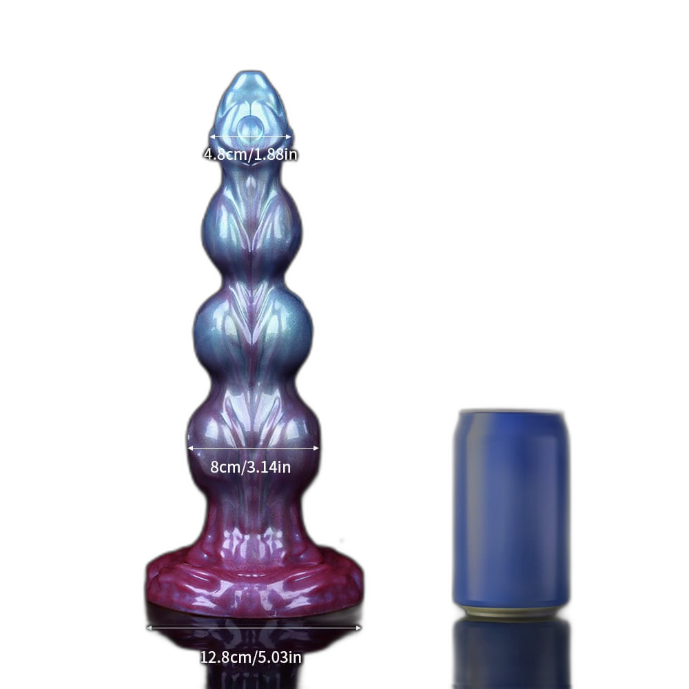 Nebulon - 3 Knots Dildo - Alien Fantasy Dildo - 3 Sizes