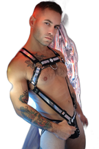 Breedwell Illuminator Body Harness Silver