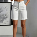 Women's Solid Color All-Match Casual Shorts
