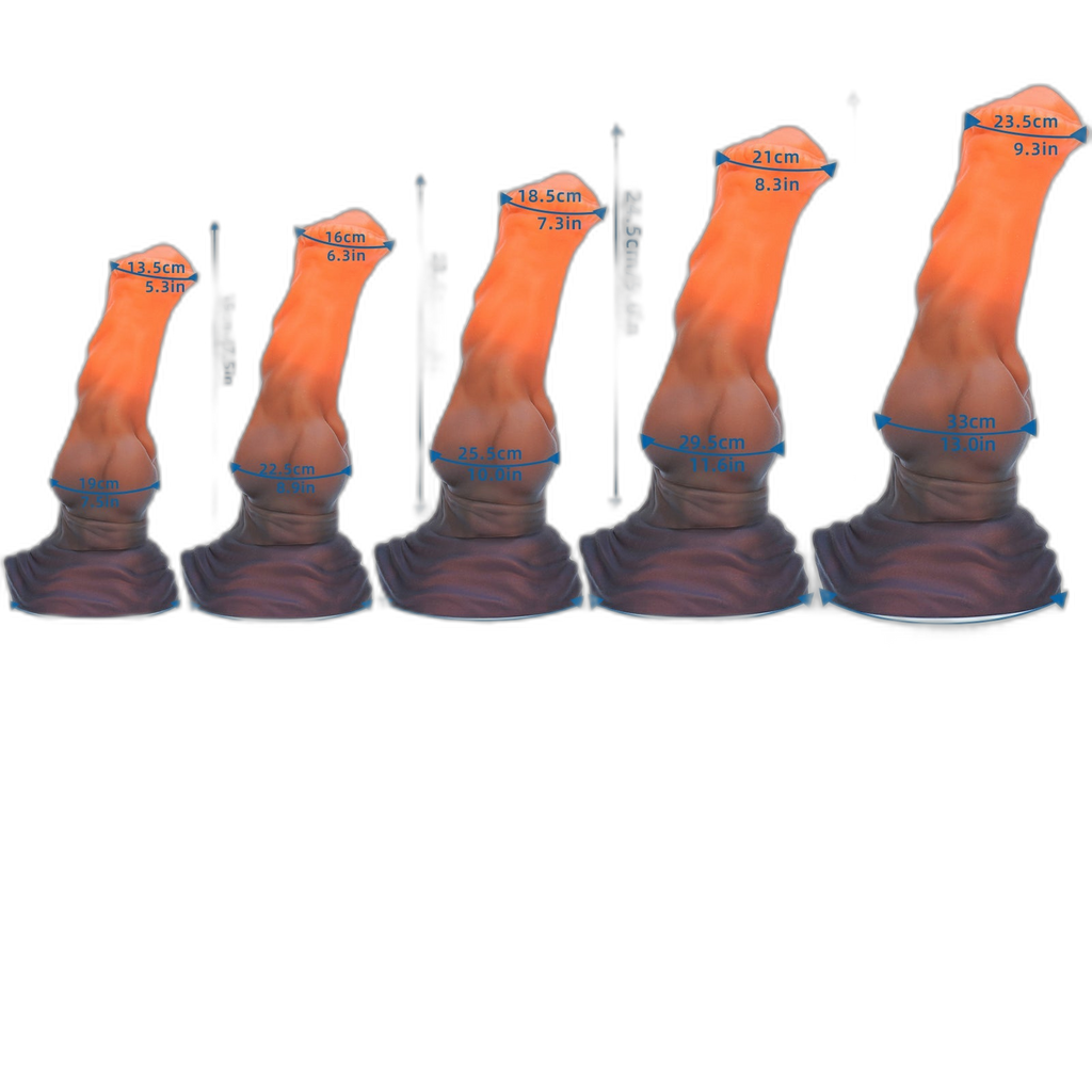 SWISOK Phantom - Fantasy Dildo - Centaur Dildo - Knot Dildo - 5 Sizes