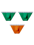 3-pack Men's Ultra Sexy Low Rise U-shaped Convex Pouch Briefs