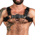 ruff GEAR RAW  Leather Bulldog Harness Black Army