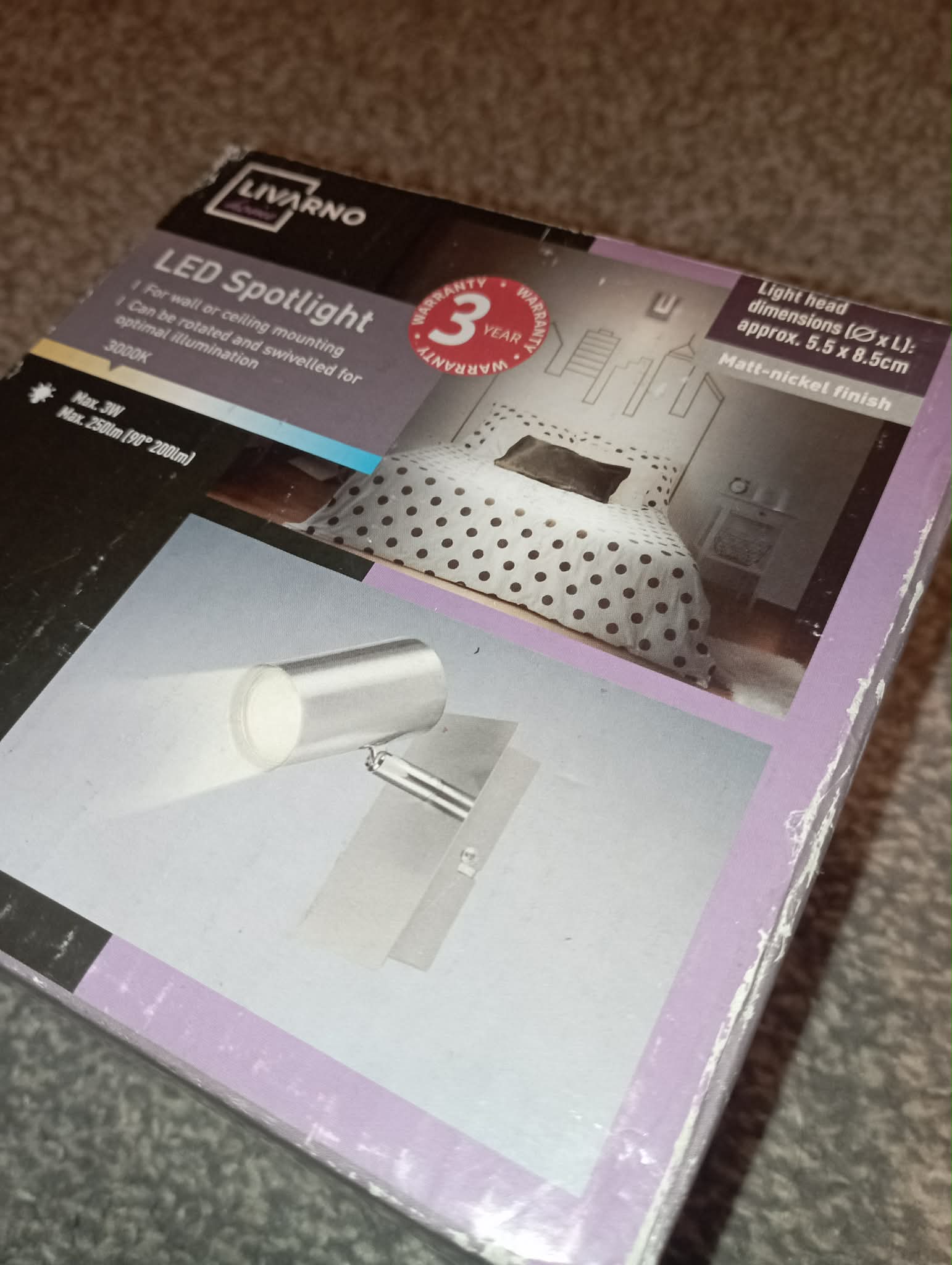 NEW LIVARNO LED spotlight