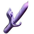Aria - 3-in-1 Thrusting Dildo Vibrator - G-Spot, Clitoral & Anal Pleasure