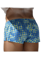 Men's Low-Rise Plaid Sexy Pouch Boxers