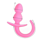Mojo - Dog Tail Butt Plug - Glow In The Dark Butt Plug - Silicone Butt Plug
