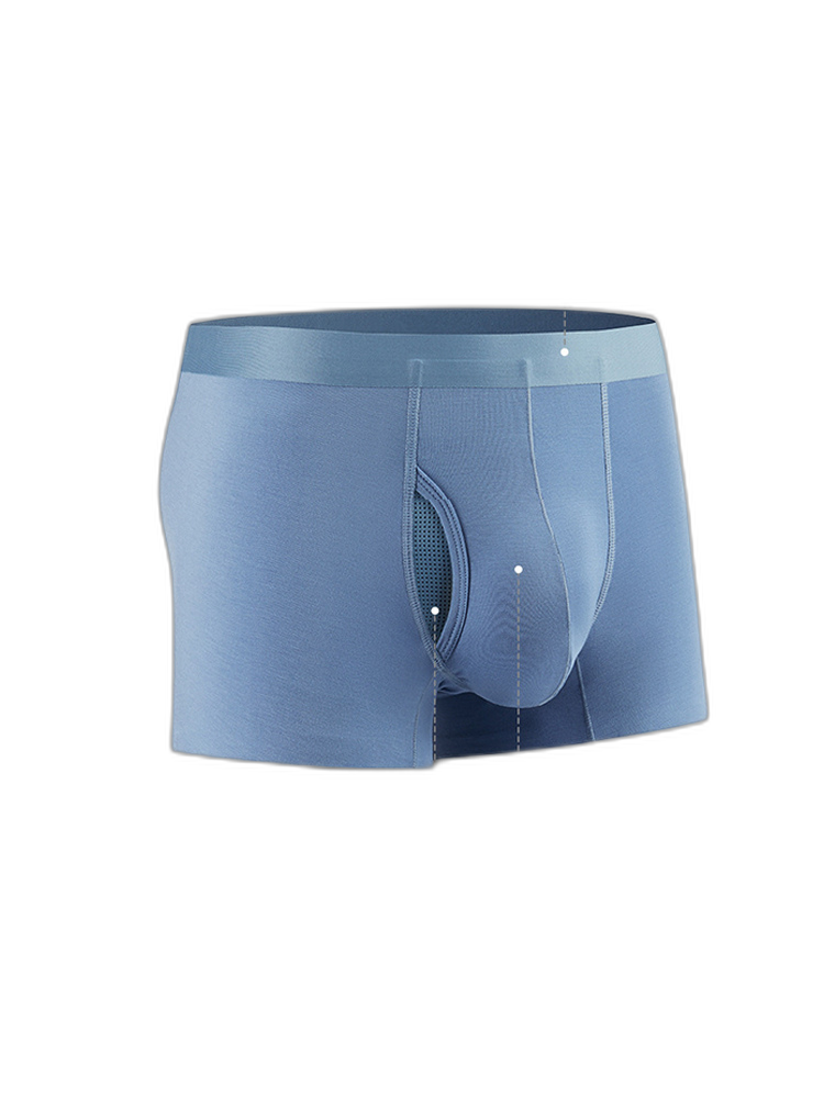 3 Pack Separation Design Support Pouch Boxer Briefs