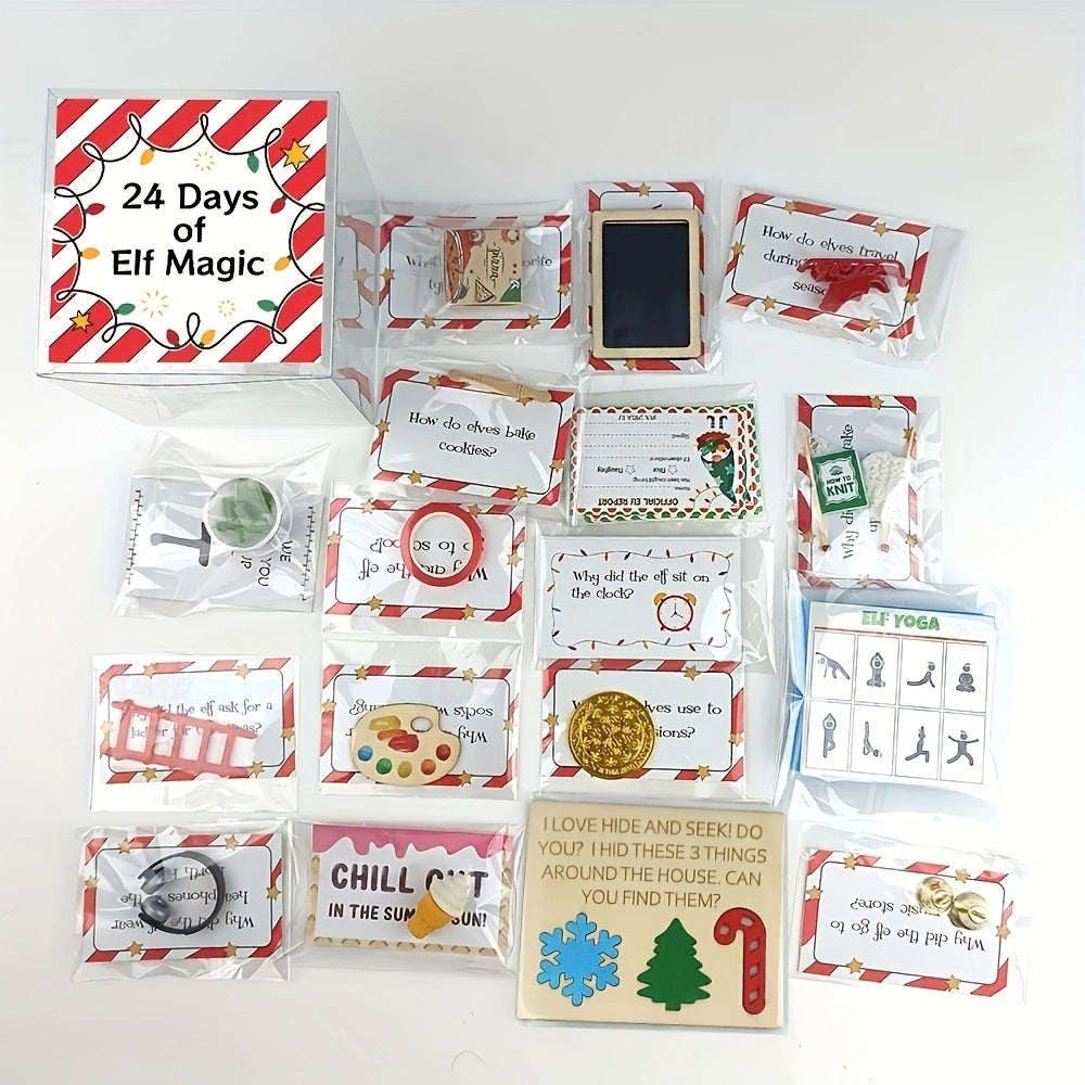 24-day Christmas Advent Elf Magic Gift