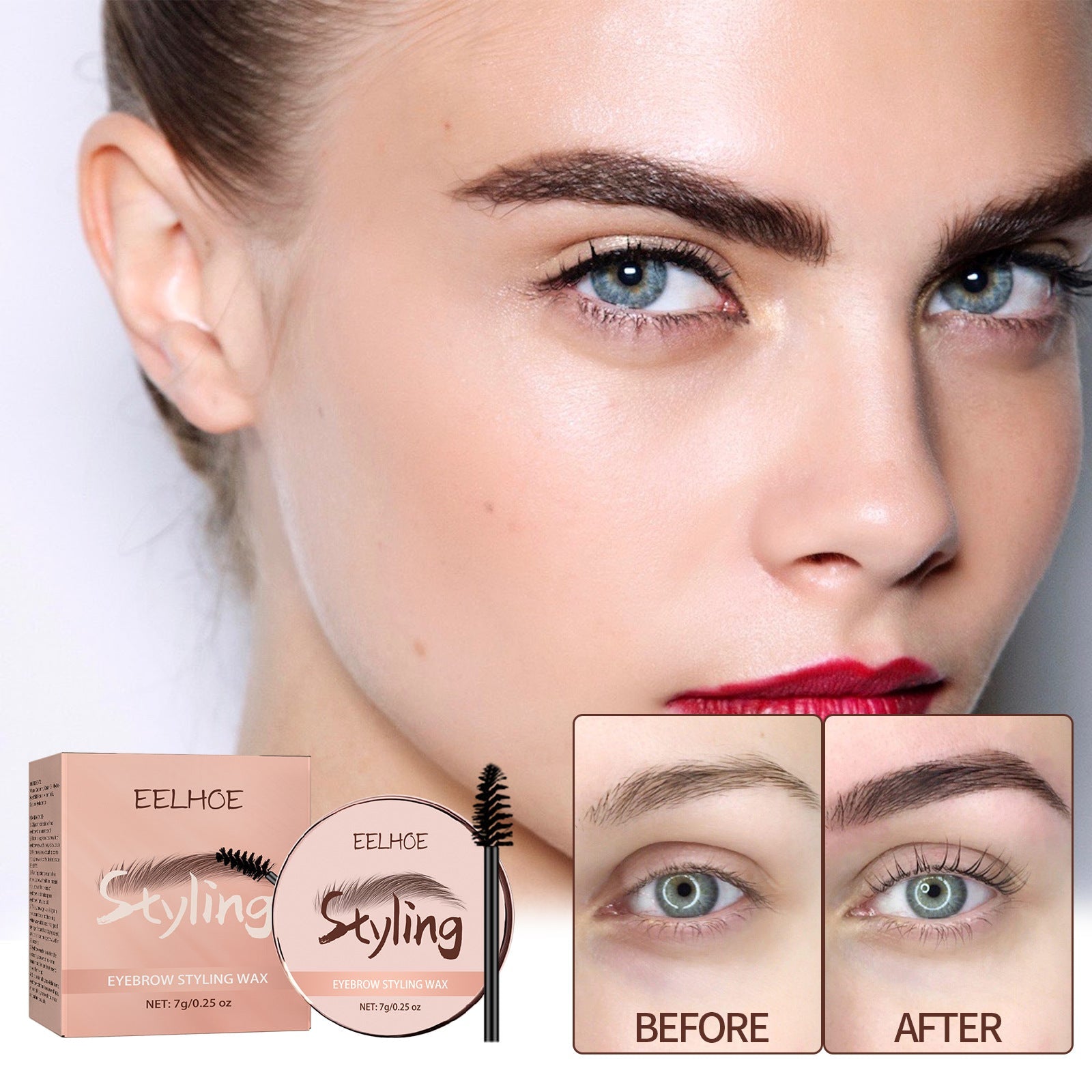 Highlight Eyebrow Laminating Effect Not Easy To Makeup Natural Three-dimensional Wax
