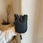 All-matching And Lightweight Soft Leather Mobile Phone Shoulder Messenger Bag