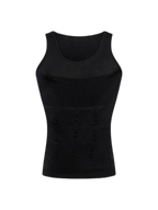 Mens Waist Body Shaper Vest T-Shirt Tank Tops