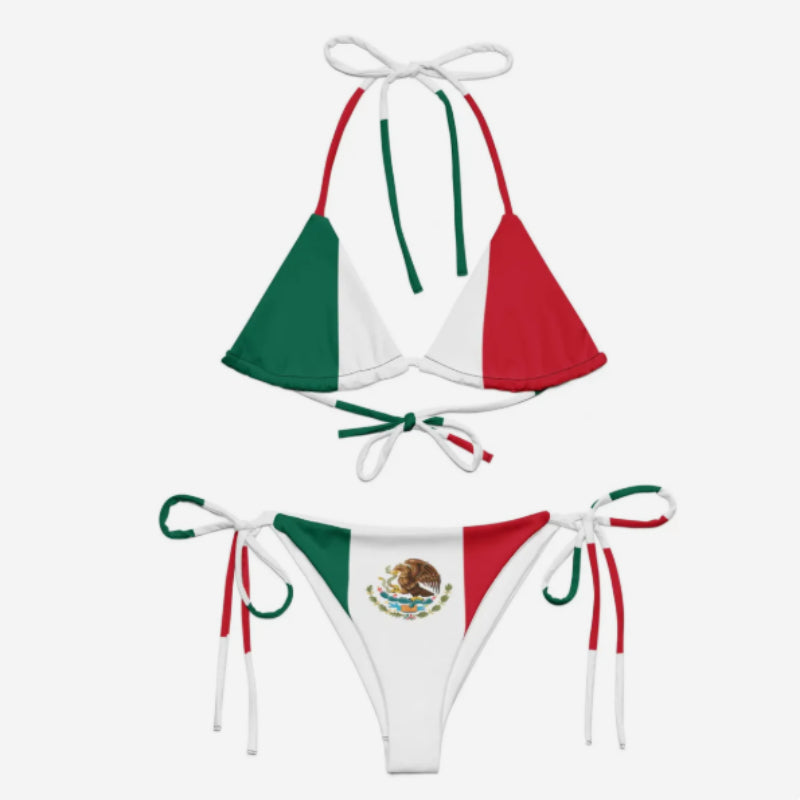 Women's 3D Digital Printed Two-Piece Swimsuit Set