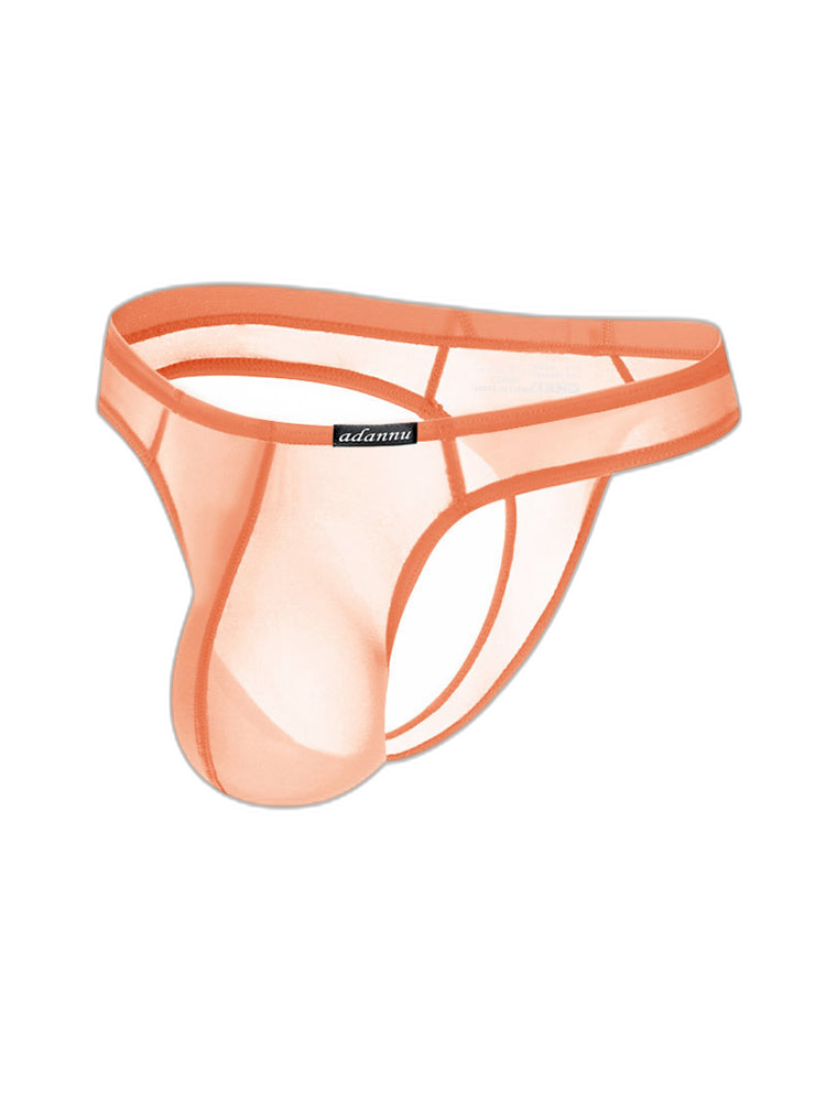 2 Pack Men's Sexy Semi-Transparent Thong