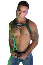 Breedwell Cumdump Bulldog Harness Army Green