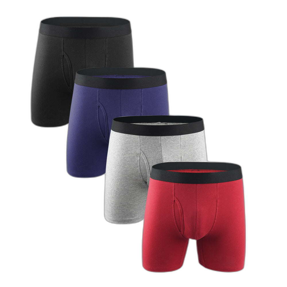 Multi-pack Men's Prevent Thighs Chafing Boxer Briefs