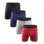 Multi-pack Men's Prevent Thighs Chafing Boxer Briefs