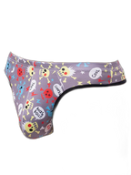 3 Pack Men's Skull Print Thong - Edgy & Sexy