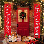 Christmas Couplet Snowman Penguin Holiday Decoration