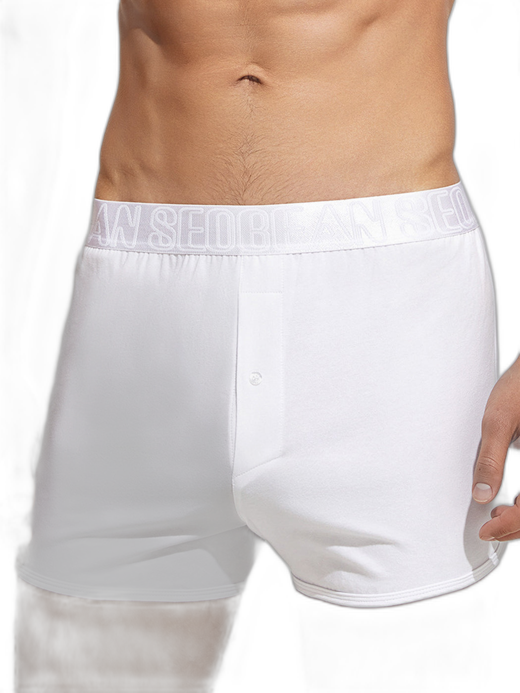 Men’s Knitted Boxers With Button Fly