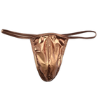 Shiny PU Leather Thong