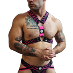 Breedwell Dickmatized Harness Neon Pink