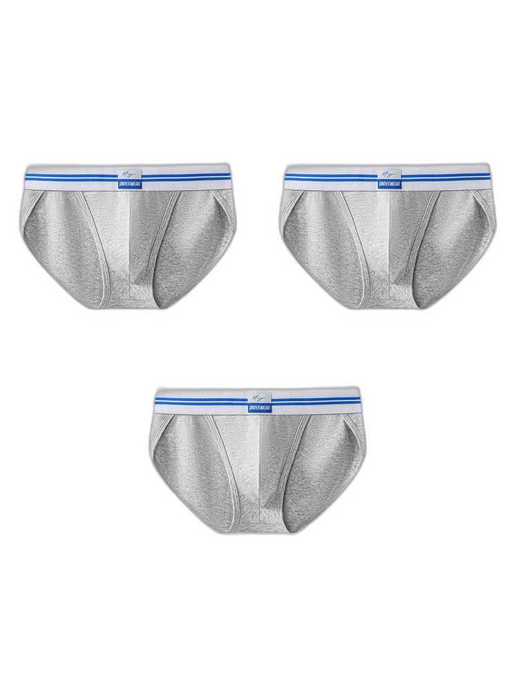 3-pack Men's Sexy High-cut Breathable Briefs