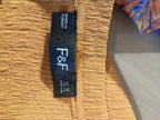WOMEN'S F&F ORANGE S/L TOP (16UK 44 EU 12US)