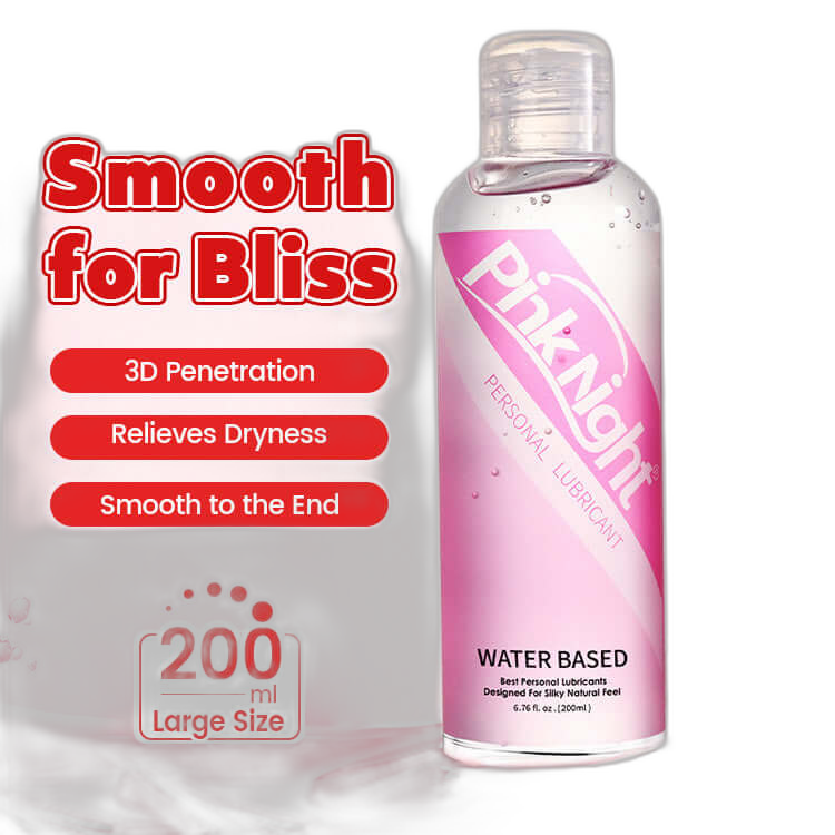 PinkNight - Water-Based Personal Lubricant - 6.76 fl oz