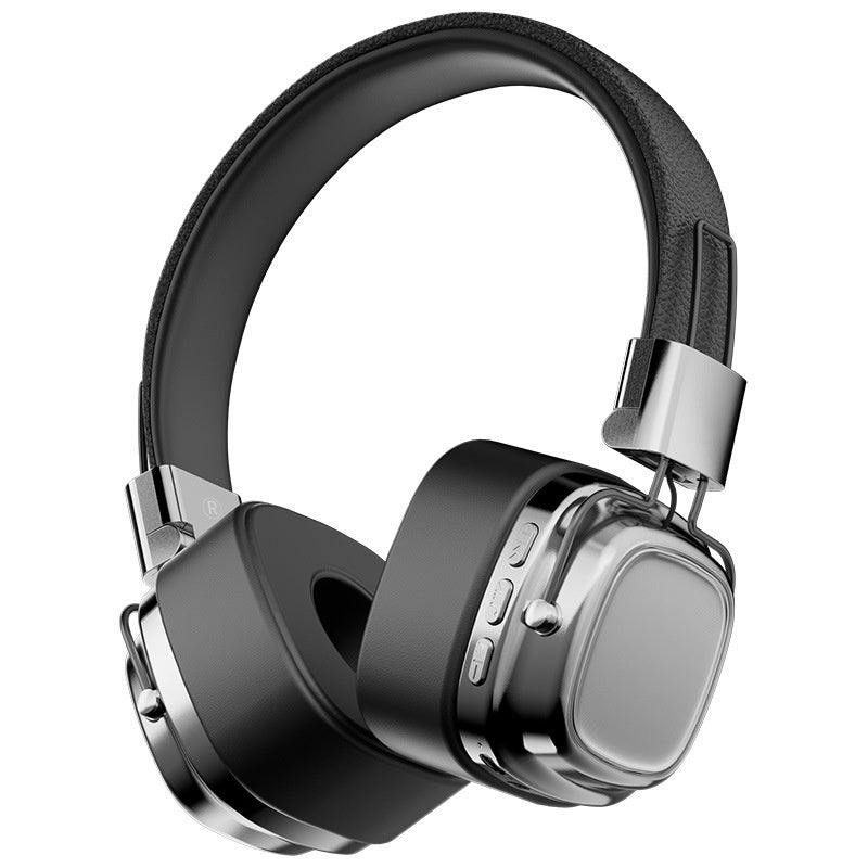 Premium Retro Wireless Bluetooth 5.3 Headphones - Over-Ear Bass Boost Headset with 200H Battery