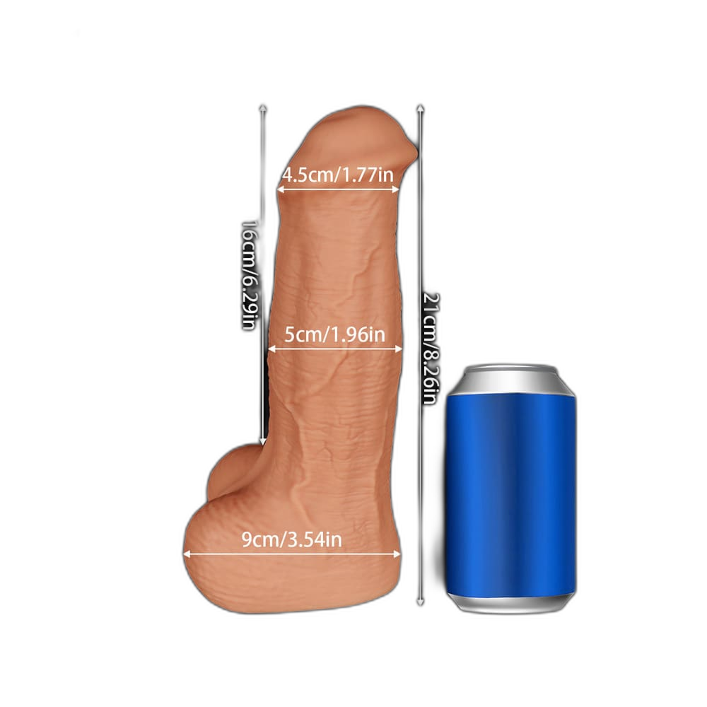 Zander - Realistic Dildo - Huge Silicone Dildo