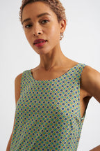 Orinda Tangiers Print Sleeveless Midaxi Dress