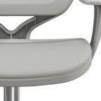 Vinsetto Office Chair, Breathable Mesh Swivel Desk Chair with Adjustable Height and  360° Swivel Security Wheels for Home Office, Study, Grey