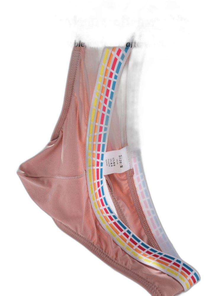 3 Pack Men's Ice Silk Middle-Rise Summer Thongs