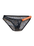 2 Pack Men's Low Waist Sexy Mesh Breathable Sports Transparent Briefs