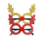 2025Golden Glasses Christmas Day Party Decoration