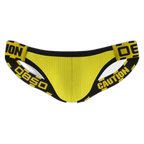 Low-Waist Caution Backless Thong