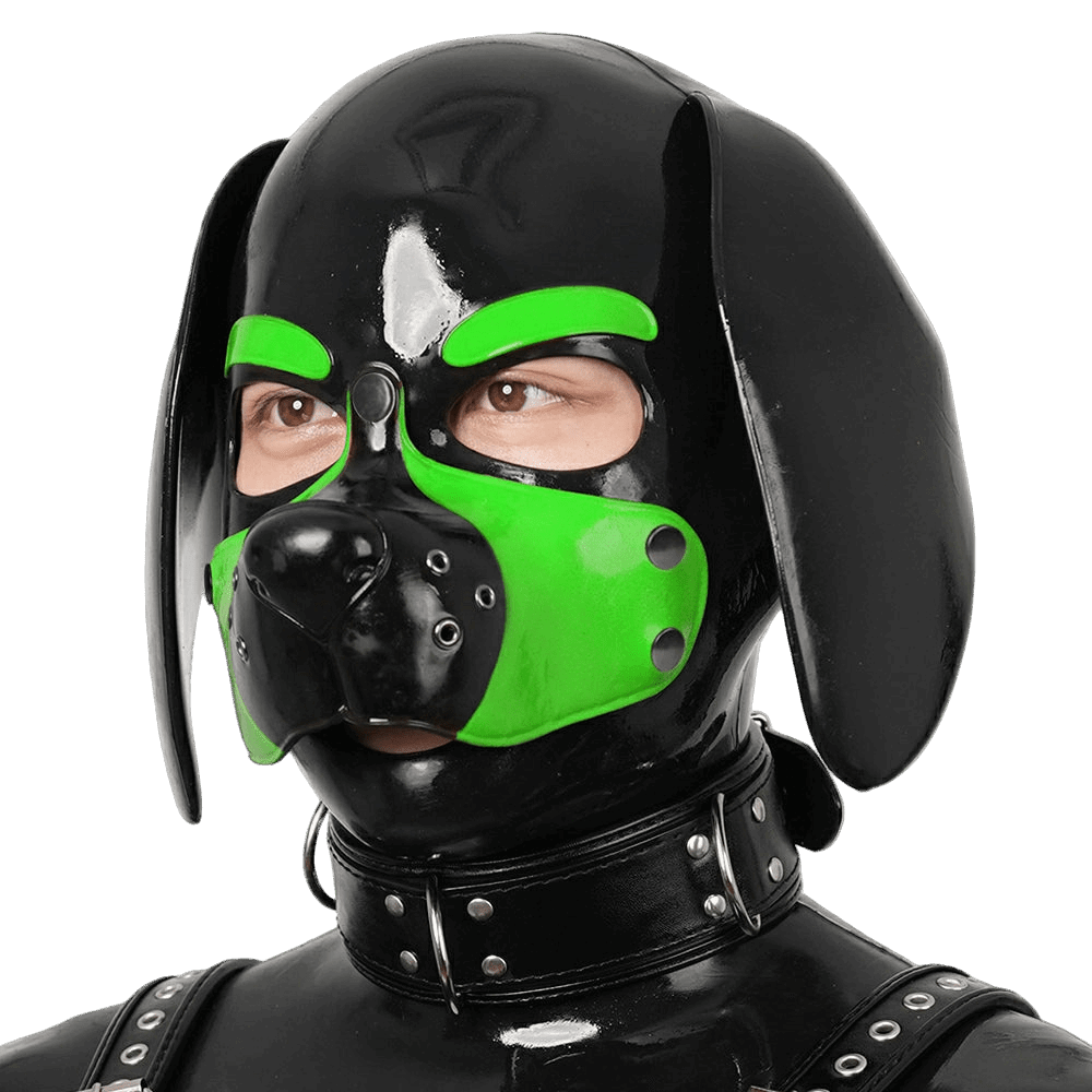 Furrjoi Silicone Beagle Hood Lime Green