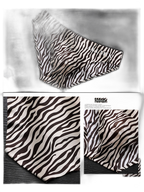3 Pack ALLMIX Men's 3D Pouch Sexy Leopard Print Ice Silk Briefs