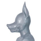 Furrjoi Zipper Dog Hood Silver