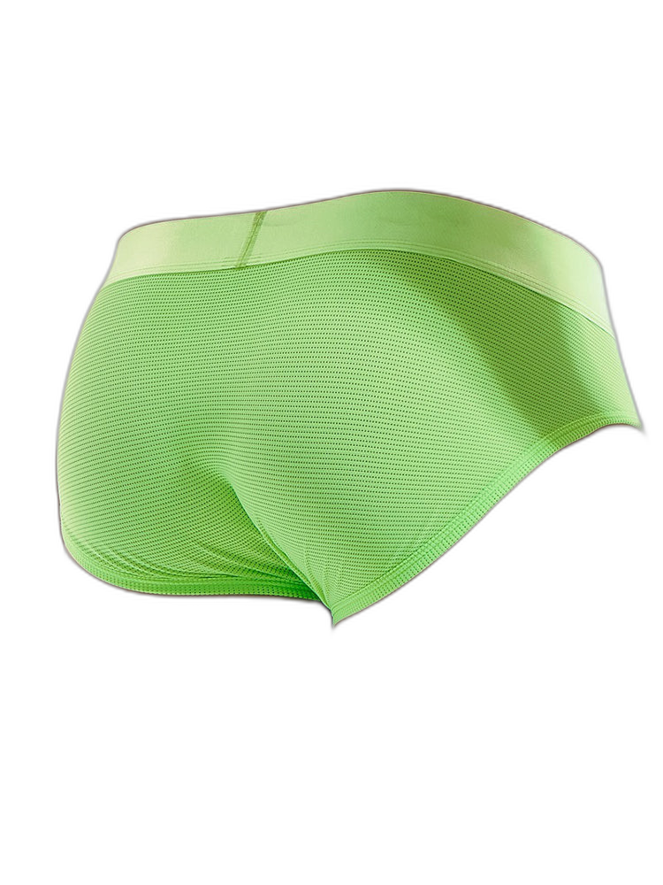 Men's Solid Color Mesh Breathable Sports Fitness Briefs