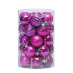 34 Christmas Ball Set 4cm Christmas Ornaments